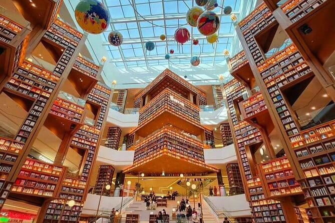 Beyond Seoul: Starfield Library, Hwaseong Fortress & Cave Quest - Starfield Suwon and its 22-meter bookshelves