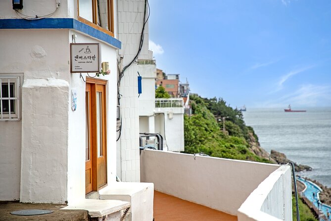 Busan Coastal Charm & Culture: Gamcheon Village & opt Sky Capsule - Huinnyeoul Culture Village on the cliffs