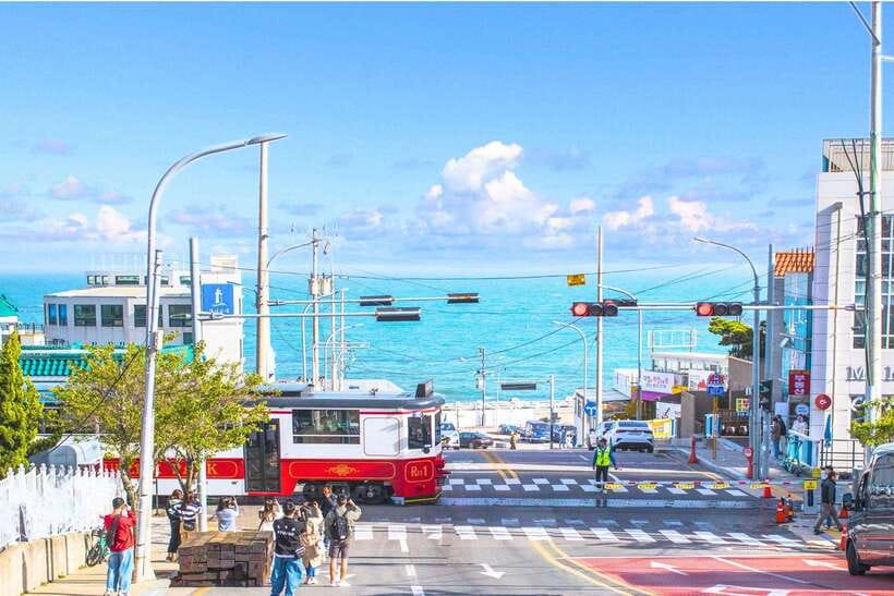 Busan: Full-Day City Tour with Taejongdae, Gamcheon & More - Taejongdae and the Danubi Train