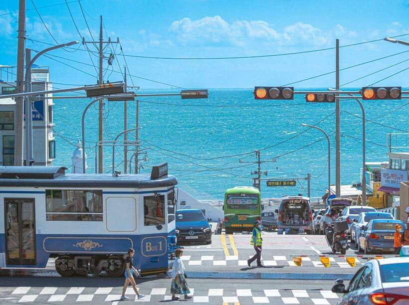 Busan: Gamcheon Village and Haeundae Blueline Park Tour - Haedong Yonggungsa Temple beside the sea