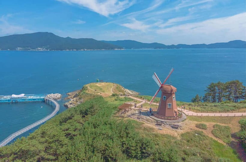 Busan: Geoje Coastal Escape, Sea Breeze, Oedo Botania Island - Maemiseong Castle gives the day an early photo stop