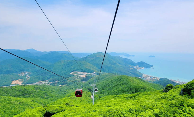 Busan: Hidden Gem Geoje & Oedo Botania Island & Cable car - The Geoje Panorama Cable Car at 580 meters
