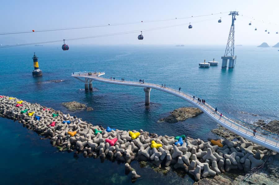 Busan: Sky Capsule+ Huinnyeoul+ Gamcheon+ Songdo+ Night View - Huinnyeoul Culture Village above the southern sea