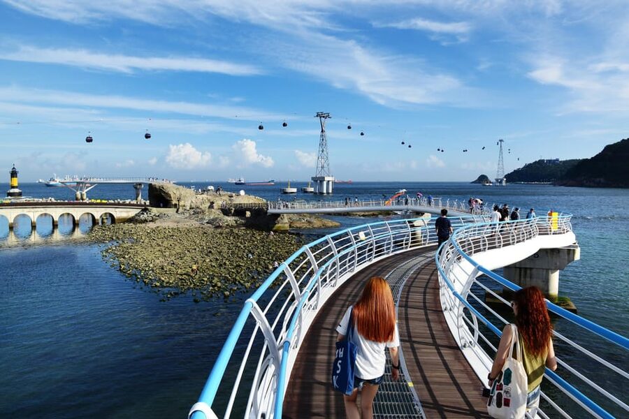 Busan: Sky Capsule+ Huinnyeoul+ Gamcheon+ Songdo+ Night View - Gamcheon Culture Village and the refugee story