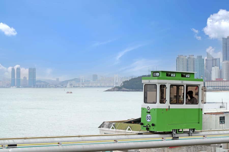 Busan: Sky Capsule+ Huinnyeoul+ Gamcheon+ Songdo+ Night View - Songdo Skywalk above the water