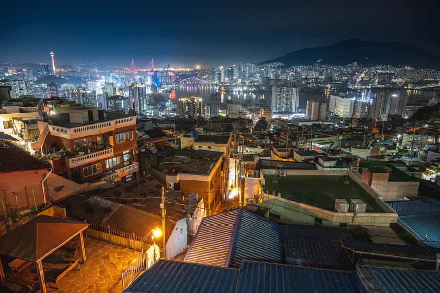 Busan: Sky Capsule+ Huinnyeoul+ Gamcheon+ Songdo+ Night View - Cheongsapo Daritdol Skywalk and the port-city view