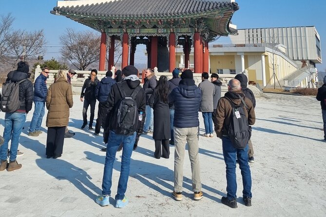 DMZ Highlights & Exclusive Defector Interview – True Human Story - Looking toward North Korea at Dora Observatory