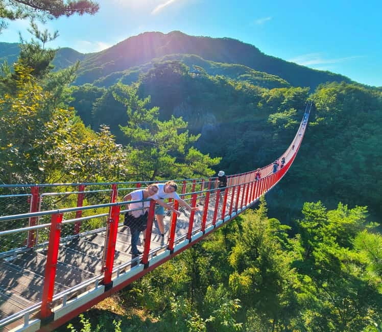 DMZ Insider Tour: 3rd Tunnel, NK Defector Meet & Red Bridge - Imjingak Park, Mangbaedan Altar, and the old locomotive