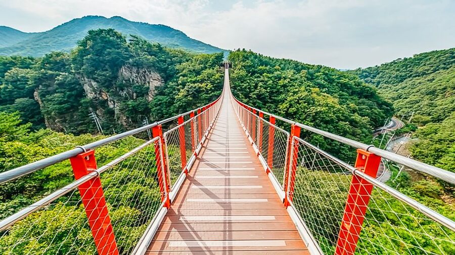 DMZ Insider Tour: 3rd Tunnel, NK Defector Meet & Red Bridge - Dora Observatory and the view toward North Korea