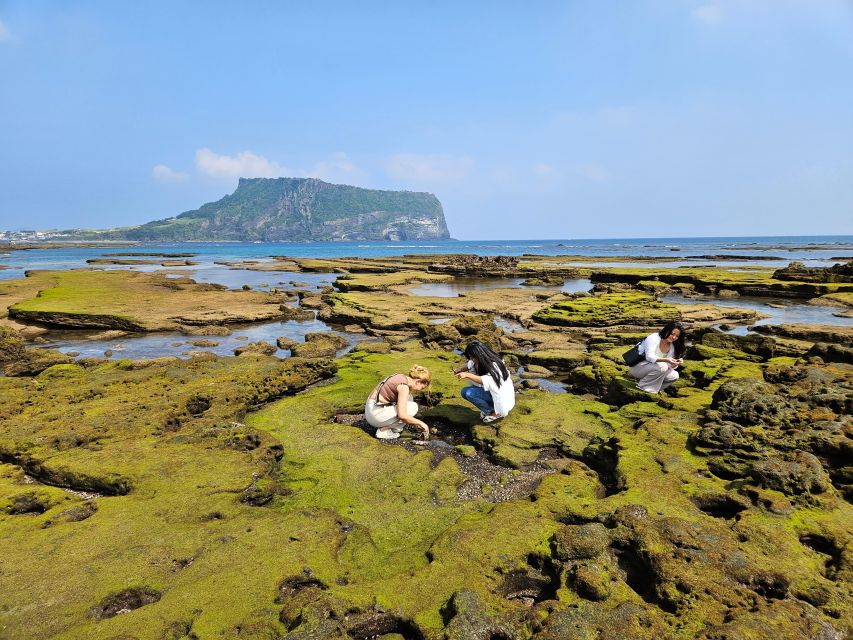 East Jeju: Day Tour with Seongsan Peak & Haenyeo Performance - Hamdeok Beach and a softer final stop