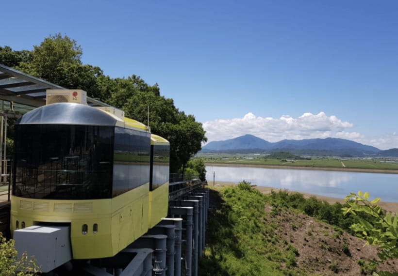 From Seoul: DMZ 2nd Tunnel & Y Shaped Suspension Bridge Tour - Looking across the border at Cheorwon Peace Observatory