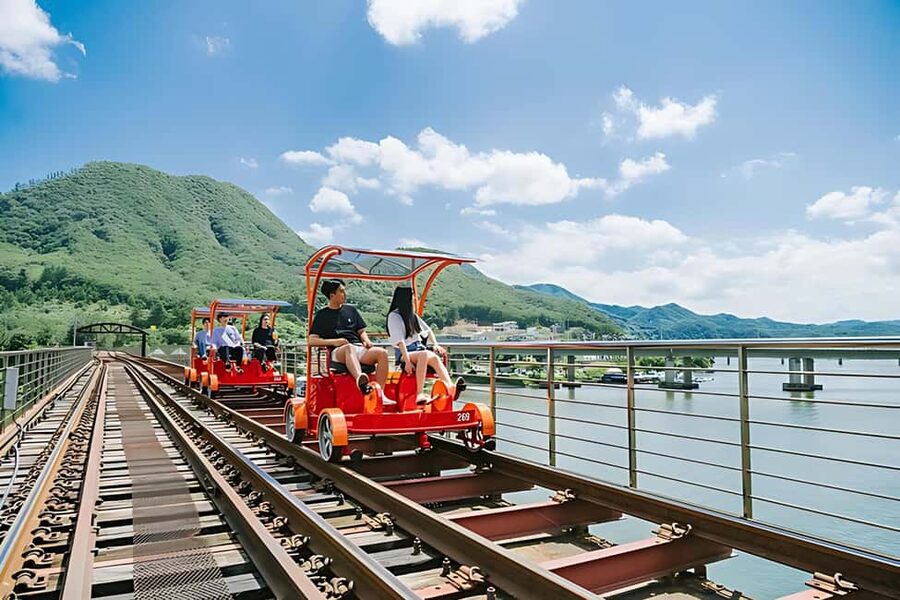 From Seoul: Nami Island, K-drama Garden & Rail Bike Day Tour - What the winter version adds