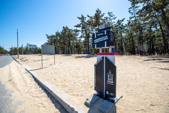 Full Day Tour In The Soop BTS Ver in PyeongChang Filming Location - Hyangho Beach and the famous BTS Bus Stop