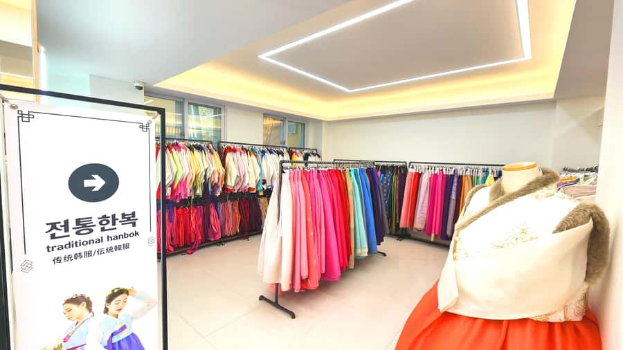 Gyeongbokgung Hanbok Experience at hanboknam - Free hairstyling completes the look