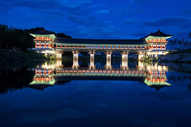 Gyeongju UNESCO sites Private tour with licensed tour guide - Woljeonggyo Bridge at the end of the day