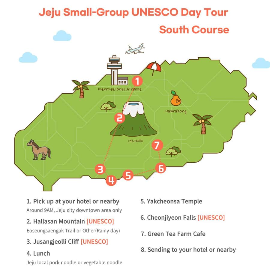Jeju Premium Small Group UNESCO Day Tour - South - Key points to know before booking