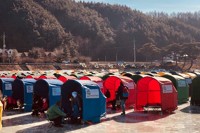 Korea Winter Ice Fishing Festival (Pyeongchang Trout Festival) - Exploring the festival until 4 p.m.