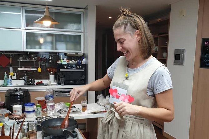 Korean cooking class in Haeundae, Busan - Cooking three Korean dishes at your own station