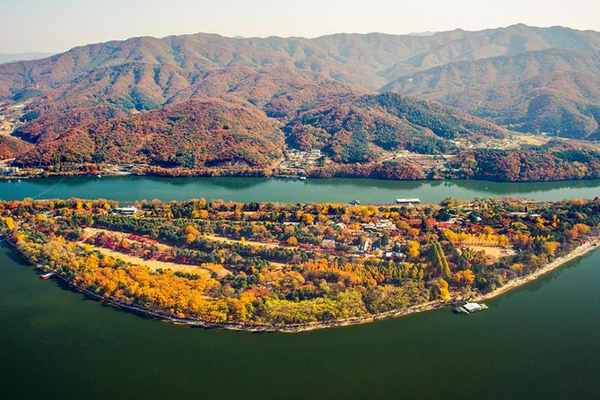 Nami Island & Garden of Morning Calm & Gangchon Railbike Tour - Nami Island, scenic but often crowded