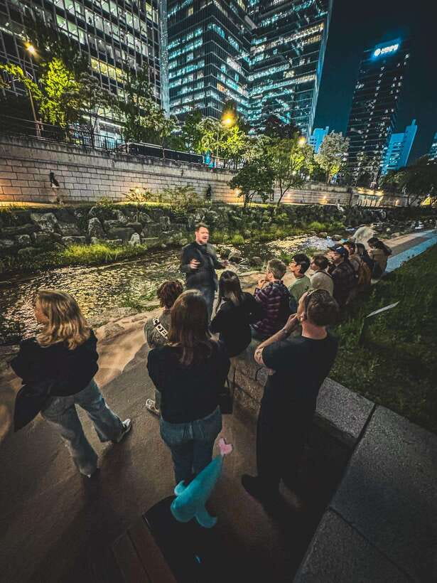 Seoul: Dark Side of the City and Ghost Stories Walking Tour - Cheonggyecheon Stream and the bridge with a secret