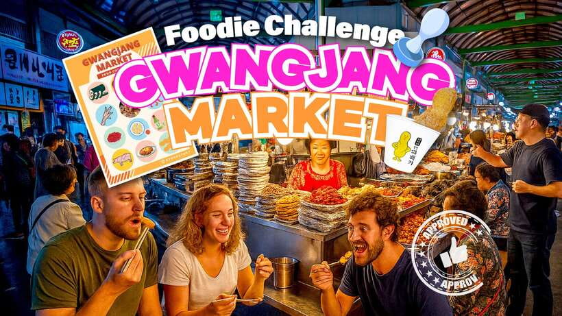 Seoul: Fearless Foodie Gwangjang Market Food Adventure - Key points at a glance