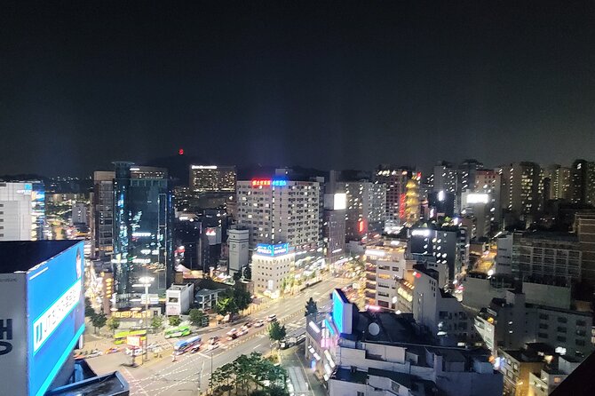 Seoul Food n Night view with Local Korean BBQ dinner Hongdae st. - Hongdae Art Market after sunset