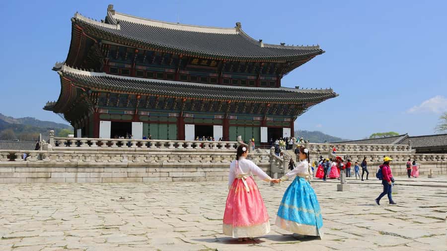 Seoul: Gyeongbokgung / Hanok Village / N Seoul Tower - Namsan cable car and Seoul from above