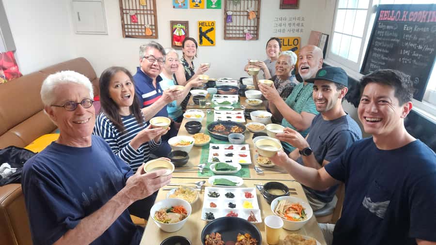 Seoul: Korean Cooking Class at a Local Home and Market Tour - What the $98 price includes