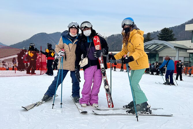 Seoul to Jisan Ski Resort (Fun 1 Day Trip Winter Sports & Skiing) - Starting from Hongdae, City Hall, or Myeongdong