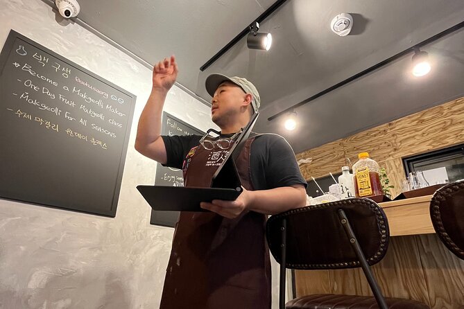 Traditional Soju Class and Makgeolli Tasting in Seoul - What the 90-minute format means